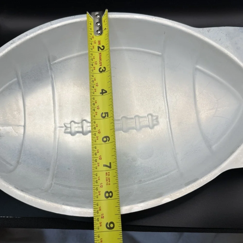 Wilton Vintage 1990 Aluminum Football Cake Pan Mold #2105-6504